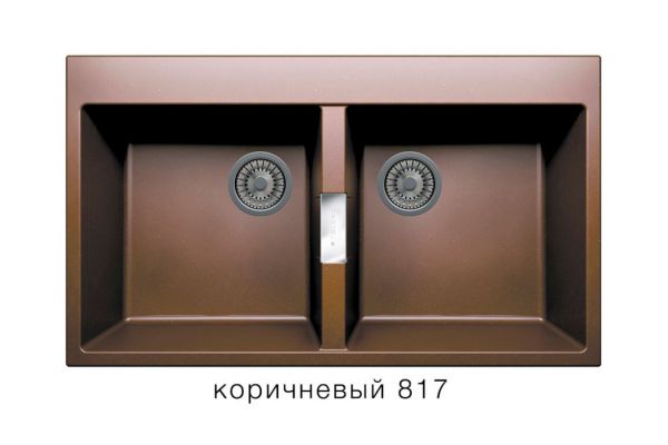 Кухонная мойка Tolero Loft TL862 Коричневый 817