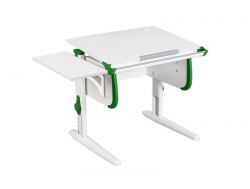 Парта СУТ.24-01-К белый с зеленым