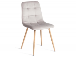 Стул Chilly mod. JSC-220 светло-серый/натуральный