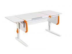 Парта СУТ.25-01 К белый с оранжевым