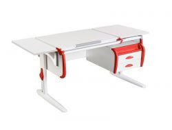 Парта СУТ.25-03-К белый с красным