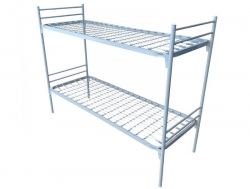 Кровать металлическая двухъярусная Строитель 1900*800 мм