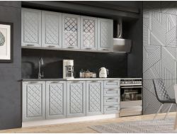 Кухня Агава МДФ 2000 антрацит