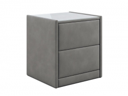 Тумба мягкая Аризона Вариант 7 Лана Серый
