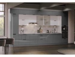 Кухня Аттика Стил-Норд пластик Acrylit