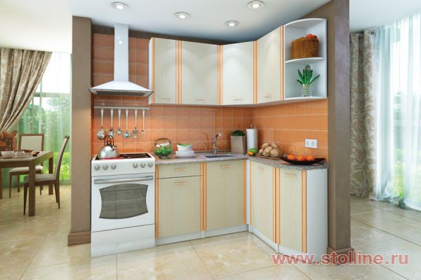 Кухонный гарнитур правый Бланка СТЛ.122.00