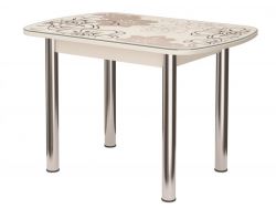 Стол раздвижной обеденный Бостон 3 брифинг ваниль