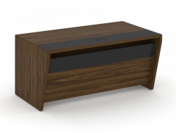 Стол руководителя прямой Корнер COR.SR-16 Орех Лоренцо/Графит