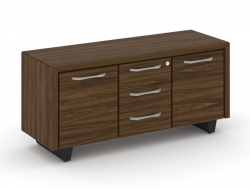 Греденция большая Корнер COR.GRB Орех Лоренцо/Графит