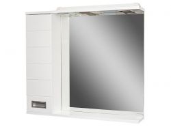 Шкаф зеркало Cube Куб 80 левый