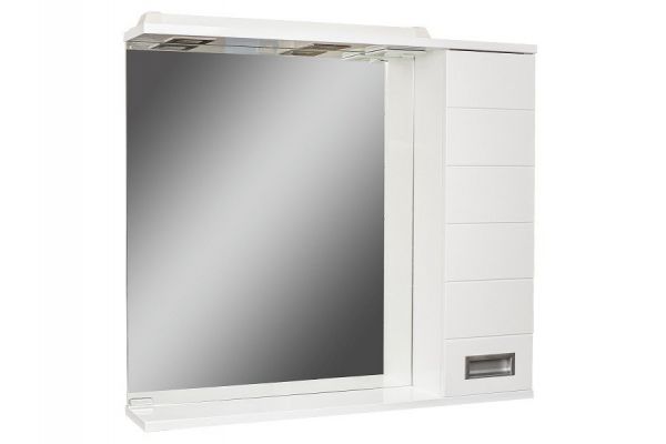 Шкаф зеркало Cube Куб 80 правый