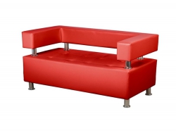 Диван 3х Местный Борк Красный