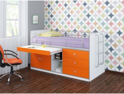 Кровать Дюймовочка 6 Оранжевый