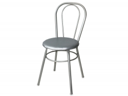 Стул № 1 ДХ-8 без мягкой спинки цвет серебро