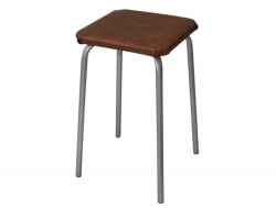 Табурет квадратный ДХ-9 цвет коричневый