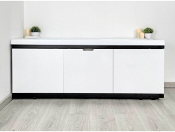 Экран под ванну МДФ Rita Black 1500 мм белый