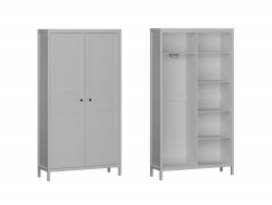 Шкаф для одежды 2-х дверный с глухими дверями Фрея