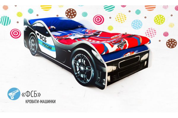 Кровать детская машина ФСБ