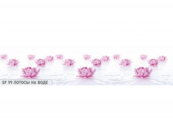 Кухонный фартук глянец SF-99 Лотосы на воде