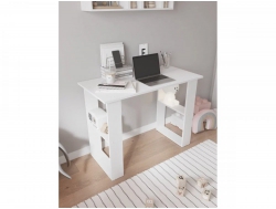 Стол письменный с полками арт. 238 белый