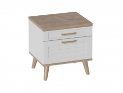 Тумба 2 ящика Гавана Белый матовый