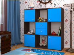 Стеллаж детский Джери Голубой
