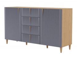 Комод 2 двери Калипсо Графит