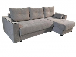 Диван Комфорт-3 НПБ+МДФ Ткань Dora-06 бежевый