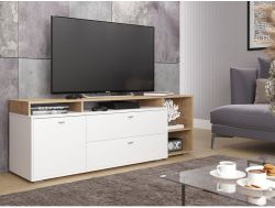 Комод-ТВ тумба Ланс К202 белый/дуб бунратти