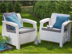 Комплект кресел Yalta Double Seat белый