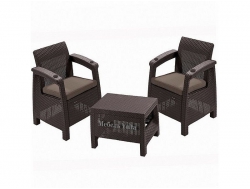 Комплект на балкон Yalta Balcony Set шоколадный