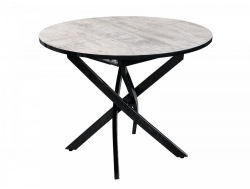 Стол раздвижной KR круглый 1000 мм Винтажная сосна