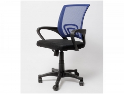 Кресло офисное OC 9030 черно-синий