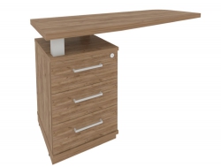 Тумба приставная с топом левая First KTP-2 (L)