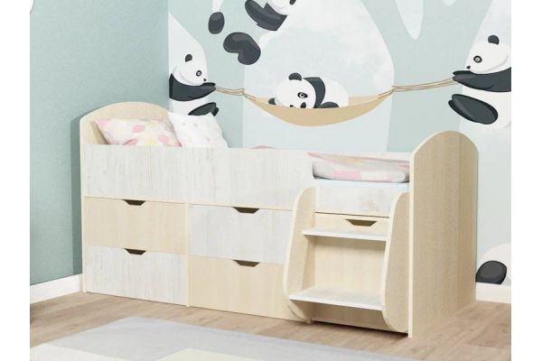 Кровать Малыш-7 Дуб-Винтерберг