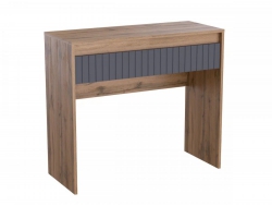 Макияжный стол МС Ливерпуль Дуб Вотан/Графит Софт