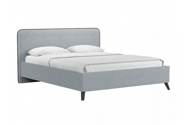 Кровать 1600 с основанием Миа арт. Bravo grey