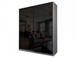 Шкаф-купе Max МШ-25-6-16-22 черная пленка