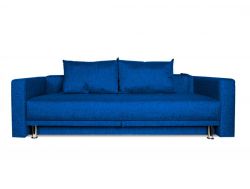 Диван синий с подлокотниками Некст океан