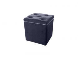 Пуф с ящиком Серый