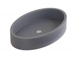 Раковина Uperwood Rome бетонная графит