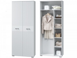 Шкаф двухдверный для платья и белья в прихожую Шарлиз