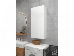 Шкаф навесной для ванной комнаты и туалета MH18 Белый глянец