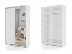 Шкаф-купе Prime двухдверный ОР16-6.ZD белый