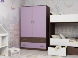 Шкаф двухстворчатый ярофф бодего-ирис