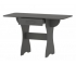 Стол раскладной обеденный с ящиком 6-02.120 Графит