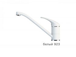 Смеситель для кухни низкий Эко Tolero Белый 923