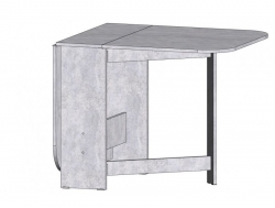 Стол книжка цемент светлый