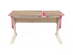 Парта СУТ 42 сонома-розовый