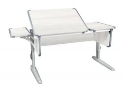 Парта СУТ 42 с полкой рамух-серый